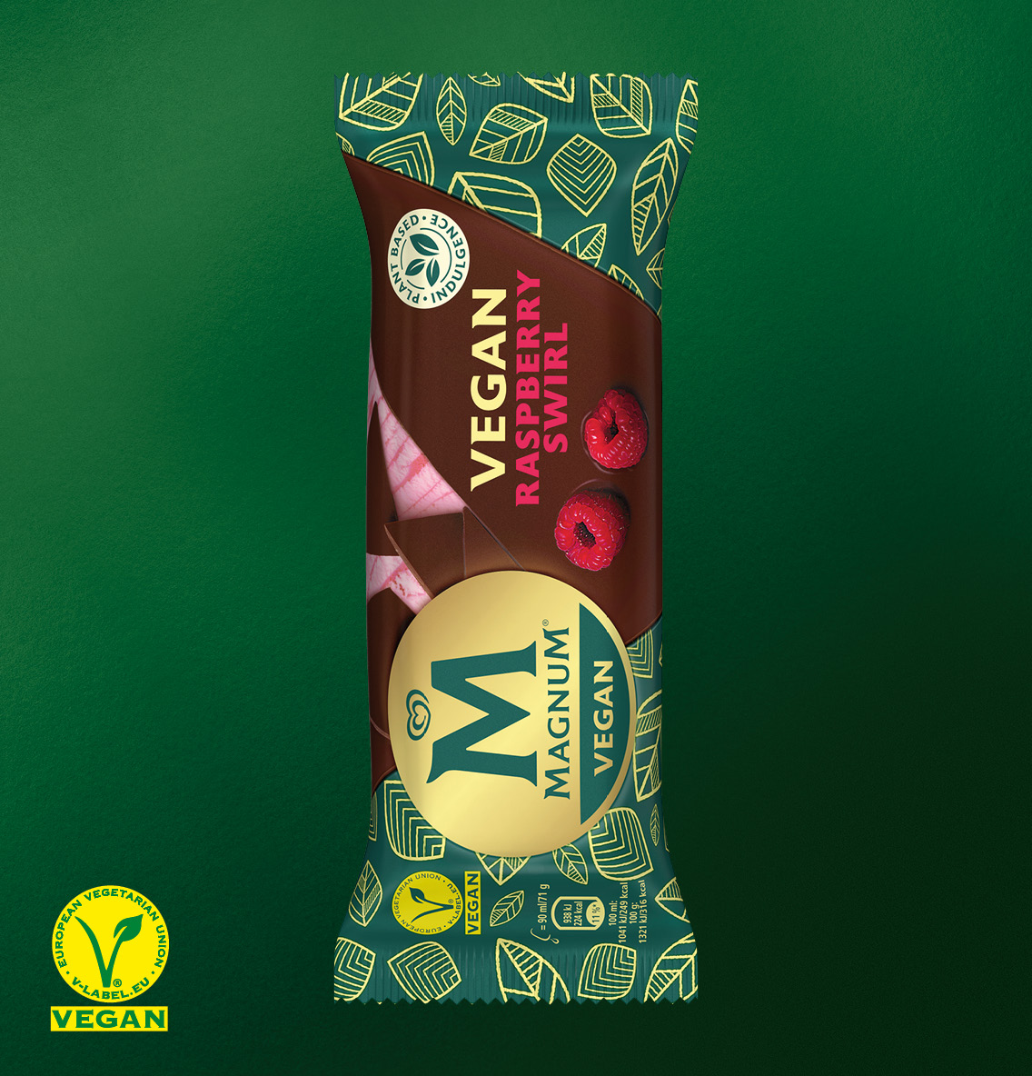 Magnum Vegan Rasberry Swirl Ingman Ammattilaisille