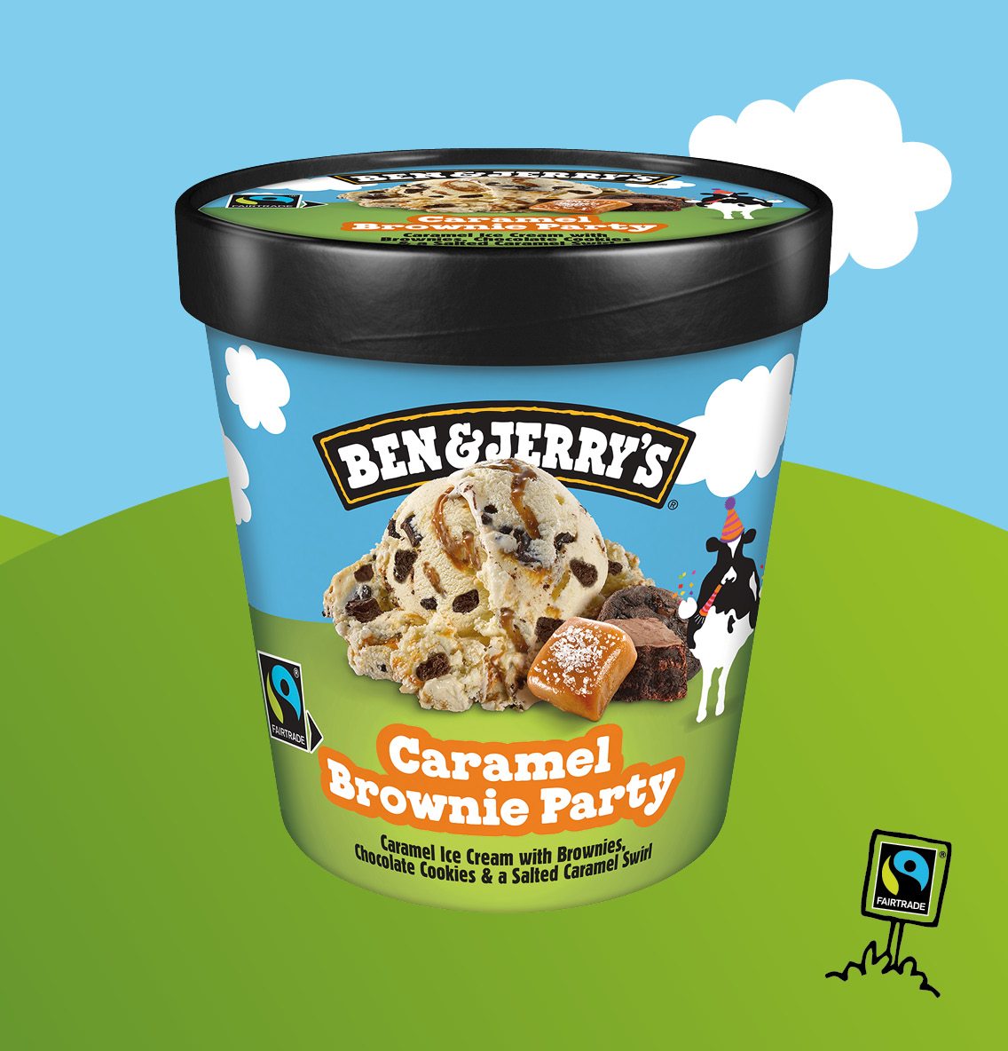 Ben & Jerry´s Caramel Brownie Party