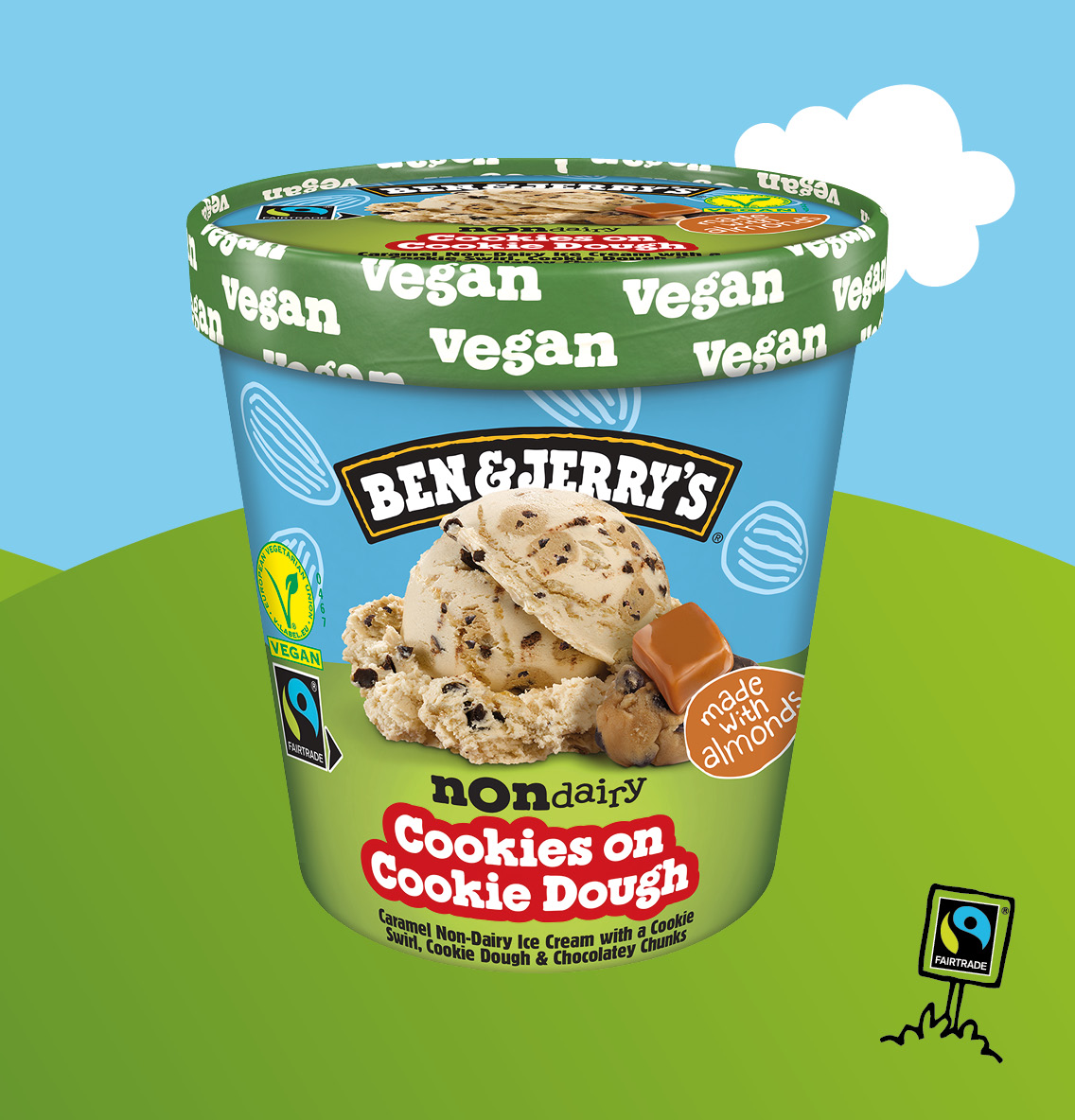 Ben & Jerry´s Non-Dairy Cookies on Cookie Dough