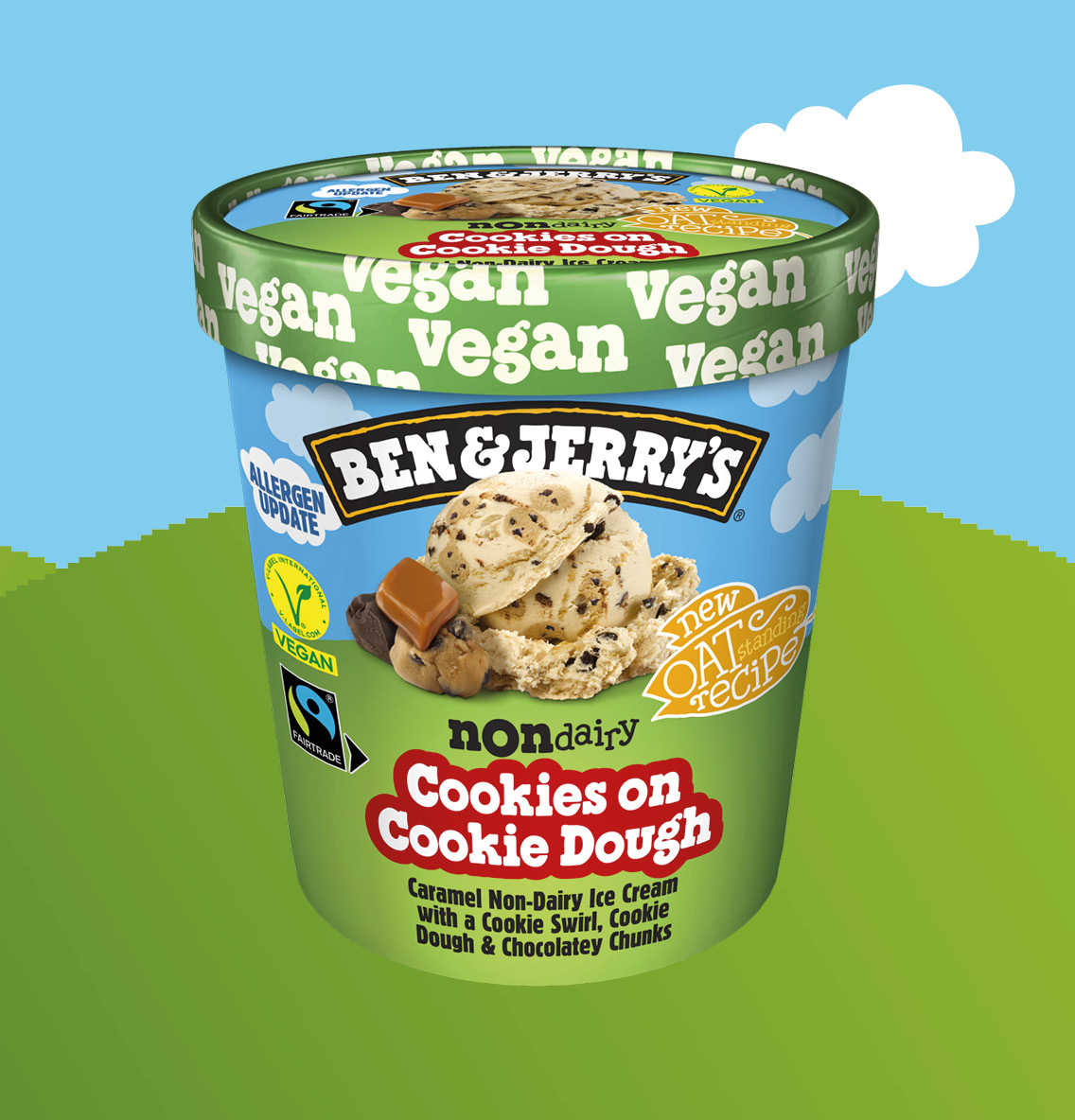 Ben & Jerry´s Non-Dairy Cookies on Cookie Dough