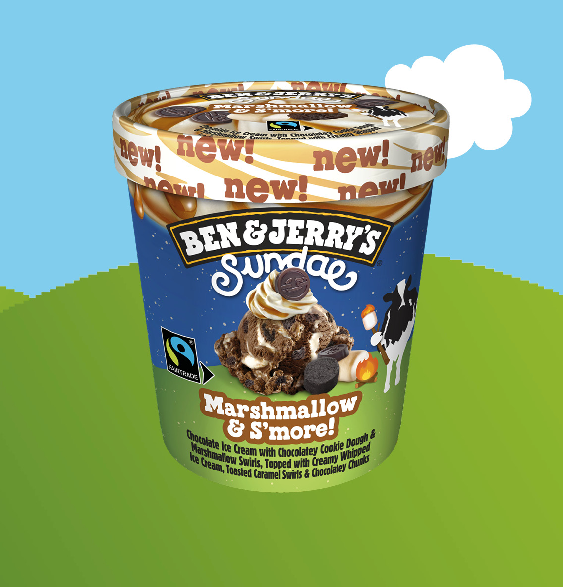 Ben & Jerry´s Sundae Marshmallow & S´more!