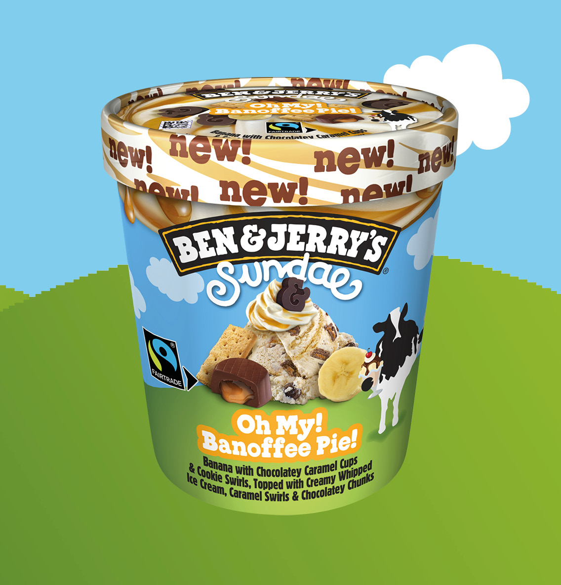 Ben & Jerry´s Sundae Oh My! Banoffee Pie!