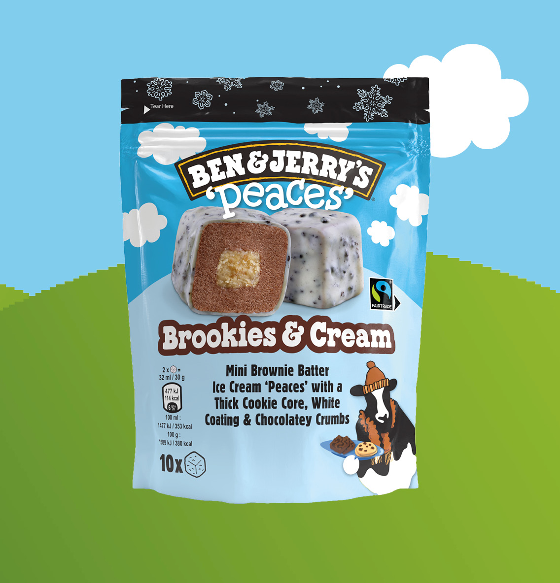 Ben & Jerry’s Brookies & Cream Peaces