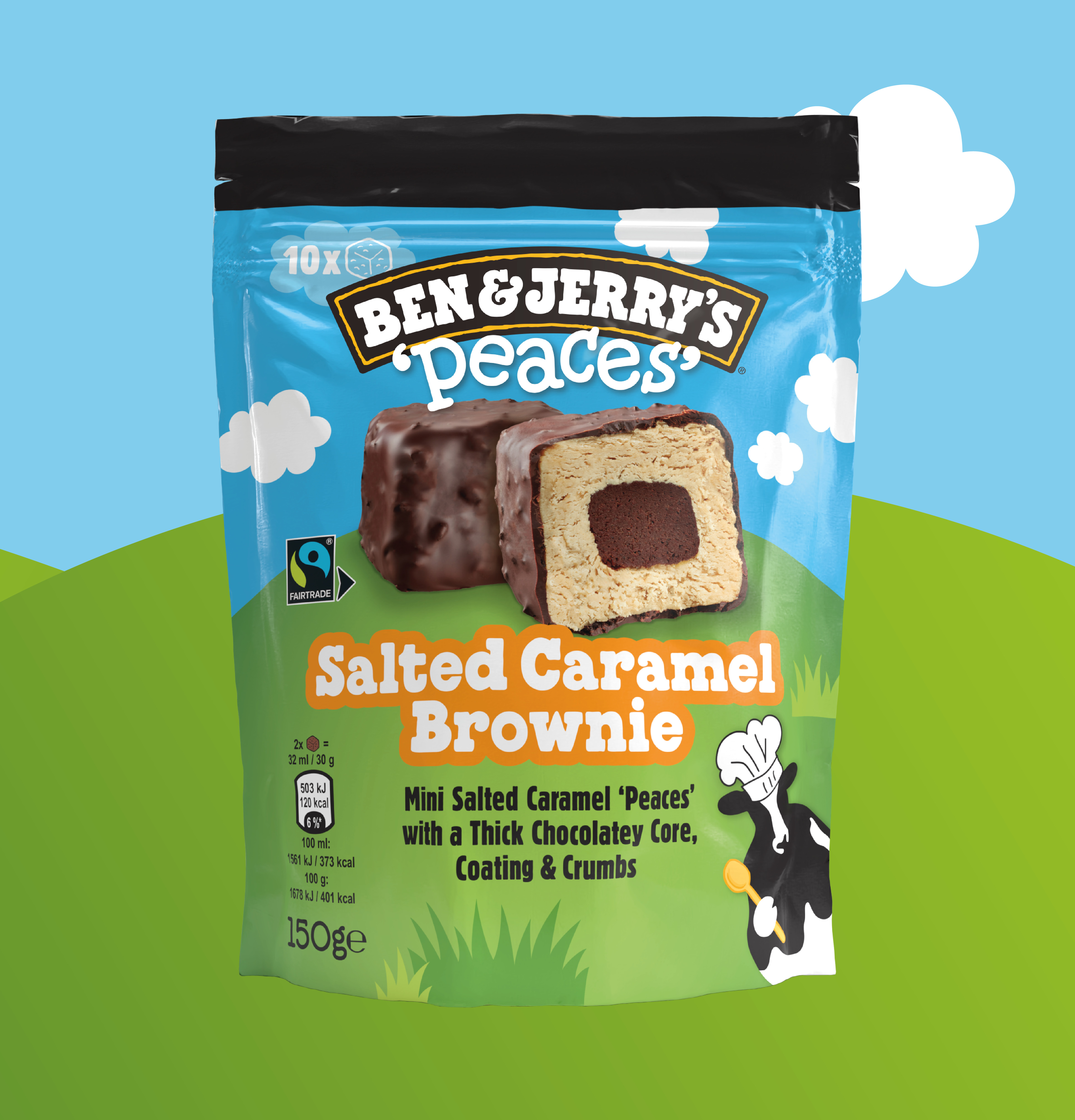 Ben & Jerry´s Salted Caramel Brownie Peaces 10 kpl