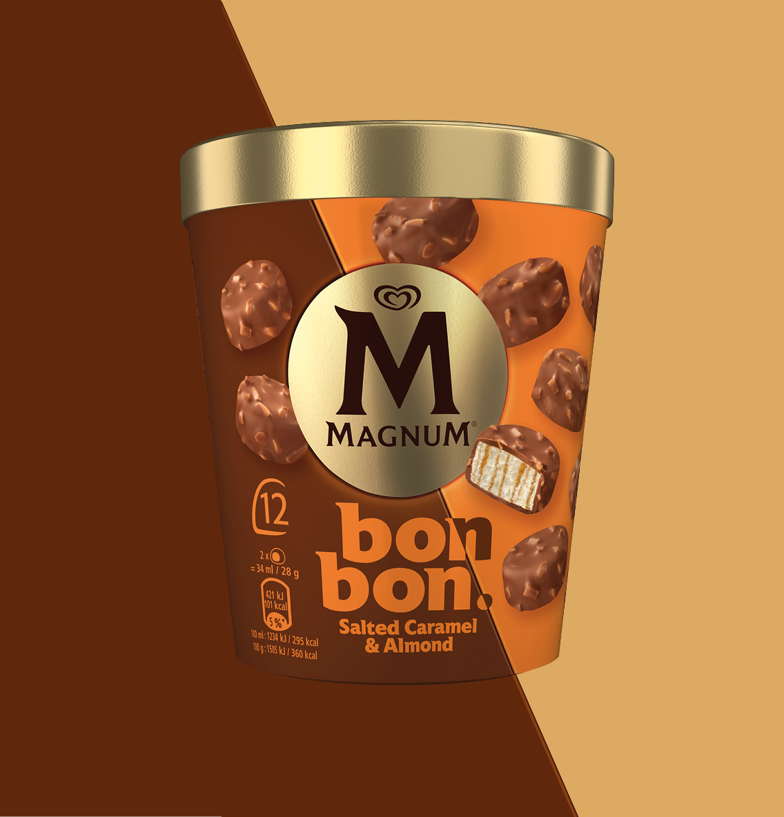 Magnum Bonbon Salted Caramel & Almond 12 kpl