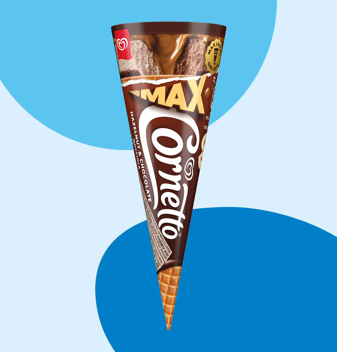 Cornetto Max Hasselpähkinä & suklaa